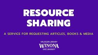 Resource Sharing: An Introduction