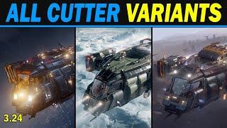 Star Citizen: Comparison of all the Cutter variants