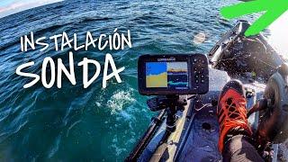 INSTALACIÓN del TRANSDUCTOR de la SONDA dentro del CASCO || Pesca en KAYAK