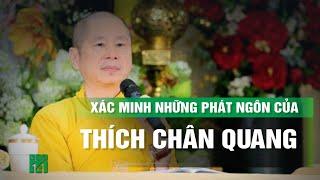 Những phát ngôn gây tranh cãi của Thượng tọa Thích Chân Quang | VTC14