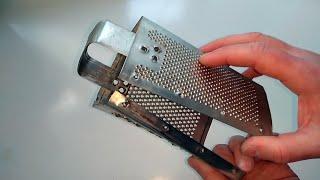 REPAIRING A GRATTER WITH RIVETS WITHOUT A HAMMER - a rivet gun in action! Lifehack for the kitchen