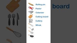 English Vocabulary | Kitchen Utensils - #shortfeed #english