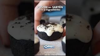 Postre de OREO con 2 INGREDIENTES en la SARTÉN  #postresfaciles