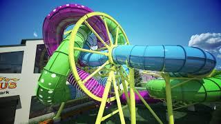 Mt. Olympus Water & Theme Park │Medusa's Slidewheel │ NOW OPEN