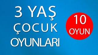 3 Yaş Eğitici Çocuk Oyunları - Okul Öncesi Anaokulu Etkinlikleri 10 Adet Örnek