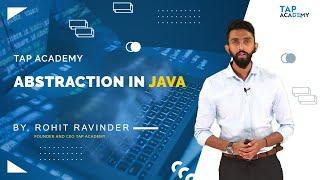 Abstraction in java