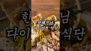 모델 한혜진 급찐급빠 식단