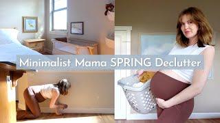 VLOG: Spring Cleaning + Final Birth Prep  🫧 minimalist declutter & deep clean with me