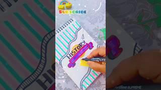 History border design for school project #historyfrontpagedesign#shortsvideo #ytshorts #shortsfeed