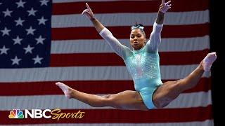 Jordan Chiles' strong performance clinches third place finish at Nationals | NBC Sports