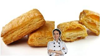 خمیر هزارلای فوری_ با راحت‌ترین روش با کیفیت ترین خمیر هزارلارو درست کن_quick puff pastry