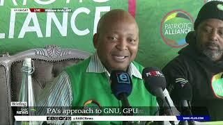 Patriotic Alliance briefing on new members, party's policy on undocumented immigrants: Kenny Kunene