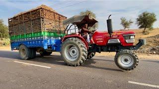 Mahindra Arjun 605 Di tractor special edition full loaded trolley video | Raju ki Masti