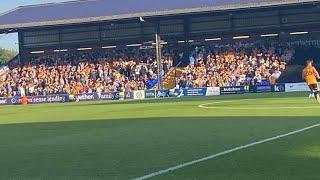 Cambridge United fans at Stockport county 10/8/24