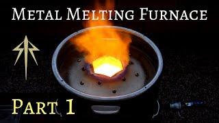 How to Make a Metal Melting Furnace│Foundry Build Detailed│Part 1