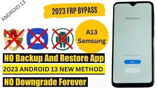 Samsung A13 Frp Bypass Android 13 / Samsung A13 Frp Remove 2023