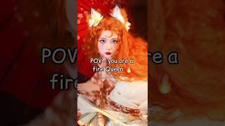 POV - you are a fire Queen @chavi_creations #korean #aesthetic #trending #fire#Queen#shorts