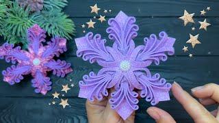 ️ Christmas Snowflakes ️ Christmas Decorations Craft Ideas 2023