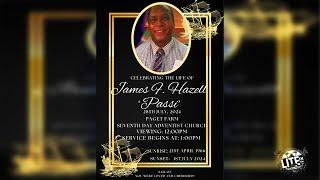 Funeral Service for the late James F. Hazell