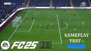 FC 25 LATEST PATCH | FIFA 19 PATCH  FC 25 – ASTON VILLA vs PSG | UEFA Champions League Clash