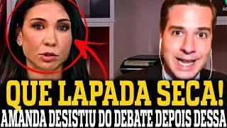 AMANDA KLEIN SE ARREPENDEU AMARGAMENTE DESSE DEBATE CONTRA CRISTIANO BERALDO