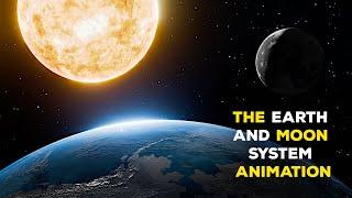 The Earth and Moon system Animation