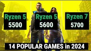 Ryzen 5 5500 vs 5600 vs Ryzen 7 5700 = CPU COMPARISON in 2024