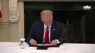 President Trump Participates in a Roundtable