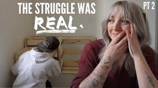 i custom built my vanity dresser!?!  diy closet makeover PT 2 | DIY Danie