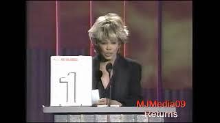 December 1995 Tina Turner Accepts Michael Jackson #1 Award after his Collapse HD1080i