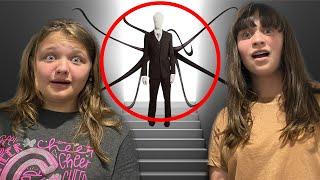 SLENDER MAN in OUR HOUSE! Aubrey SEES the SLENDERMAN!!