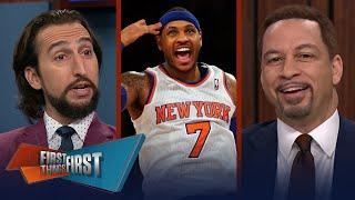 Carmelo Anthony announces his retirement after 19 seasons | NBA | FIRST THINGS FIRST