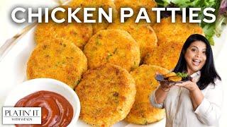 Easy HOMEMADE Chicken Patties | Chicken Cutlets