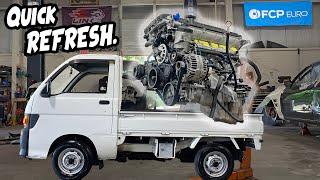 JDM Mini Truck First MODS! + ZHP Swap Engine READY!