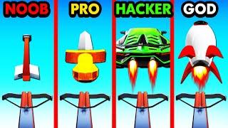 NOOB vs PRO vs HACKER FLYING ARROW