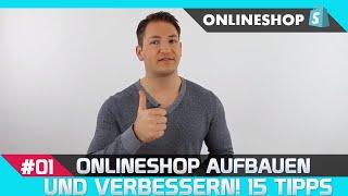 Onlineshop aufbauen und verbessern! 15 Tipps! 1/3