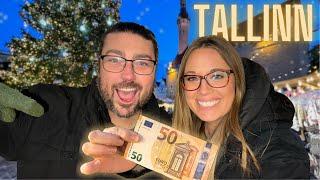 ESTONIA!! €50 Christmas Market FOOD Tour in TALLIN 2024! 