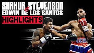 Shakur Stevenson vs Edwin De Los Santos | HIGHLIGHTS #ShakurStevenson #EdwinDeLosSantos