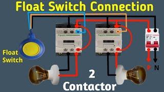 Float Switch Wiring in Two Magnetic Contactor @Mian Electric