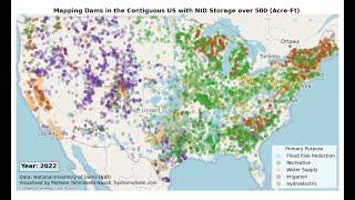 Creating Dynamic Visualizations of Dam Distribution Over Time