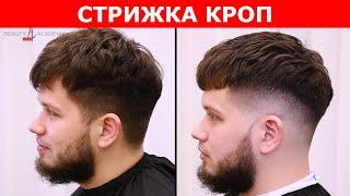 Мужская стрижка CROP /  КРОП / Техника Fade