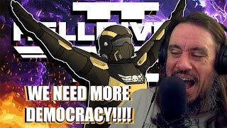 Vet Reacts!  *WE NEED MORE DEMOCRACY!!!!* Imploding Entire Planets into Black Holes | HELLDIVERS 2