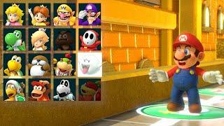 Super Mario Party - Mario vs Luigi vs Donkey Kong vs Bowser - Kamek's Tantalizing Tower