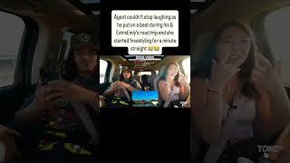 Agent Couldn't stop laughing as Extra Emily starts freestyling #agent00 #extraemily #shorts
