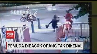 Pemuda Dibacok Orang Tak Dikenal