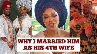 Shocking As Actress Sharon Ooja Exposed For Marrying Her Billionaire Husband As His 4th Wife