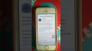 IPhone 5s update IOS 12.5.7 24 January 2023