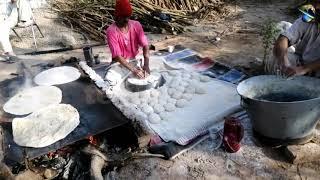 Traditional Rotee  on Traditional Village Marriage  Mianwali Punjab Pakistan | Rumalee Big Rotee