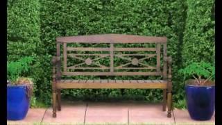 Gartenbank aus Holz