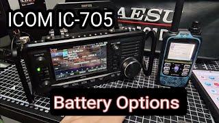 ICOM IC-705 , Thin Battery ,Large Battery & MORE